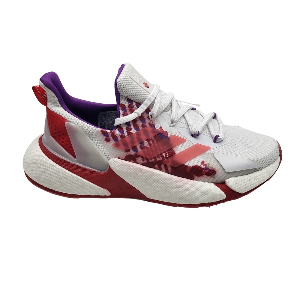 Adidas X9000L4 White Red Purple‎ Womens Running Athletic Shoes Size 6.5 GZ7638